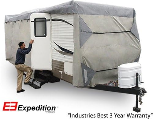 Expedition RV Trailer Cover Fits Travel Trailer 18' to 20' RVs