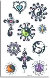 51LbrT%2BCP%2BL. SL160  Tribal Cross Temporary Tattoos #51