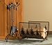 Fireplace Tool Set With Metal Stand by Collections Etc