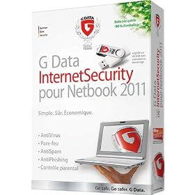 G Data internet security pour Netbook 2011 (1 poste, 1an)