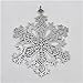 1971 Snowflake Sterling Ornament by Metropolitan Museum of Art