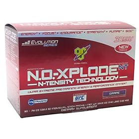 BSN NO-Xplode NT, Grape, Pack of 30 - .78 oz packs