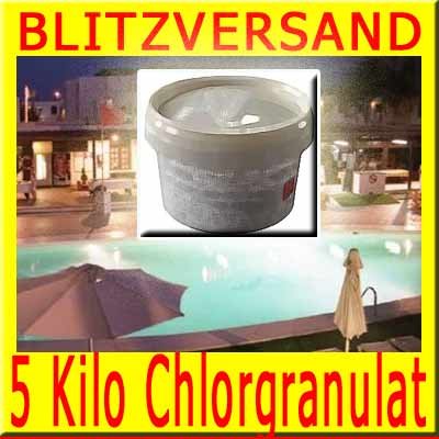 Steinbach 00-70105 Chlorgranulat 56 % organisch, 5 kg, Aquacorrect