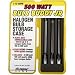 Tools & Hardware : Designers Edge Bulb Buddy Halogen Bulb Storage Case with Three 500-Watt Halogen Bulbs #L-12