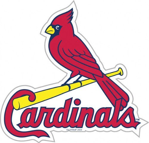 MLB St. Louis Cardinals 12-Inch Vinyl Magnet