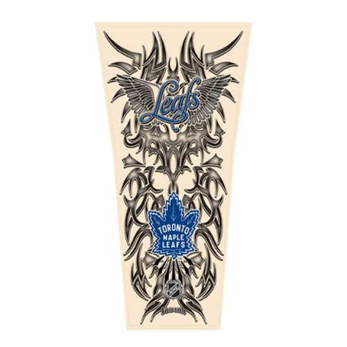NHL Toronto Maple Leafs Tribal Tattoo Sleeve