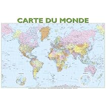 Carte du monde affiche parasol   tx