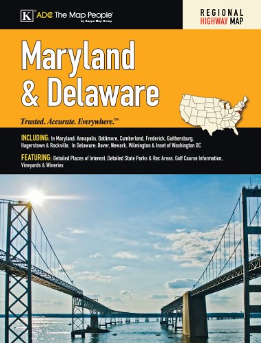 mdde state road atlas american map