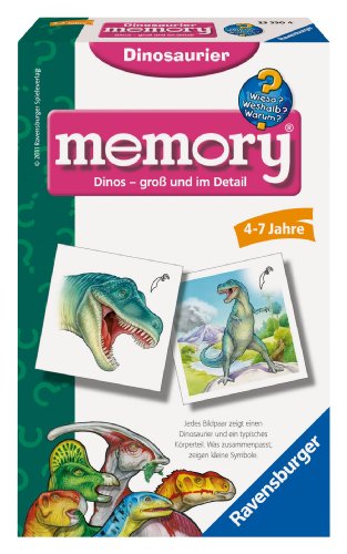 Ravensburger 23330 - Wieso? Weshalb? Warum? Dinosaurier memory Mitbringspiel