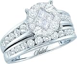 Beautiful 2pc. 14k. Diamond Bridal Set By Soliel