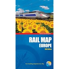 Rail Map: Europe (Thomas Cook Rail Guides)