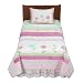 Tiddliwinks Flowers Quilt and Sham - Twin