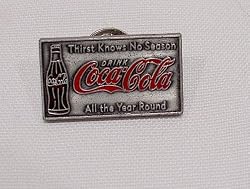 Coca Cola Drink Coca Cola Label Pin