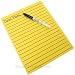 Yellow Bold Line Writing Paper 8.5 x 11 inches