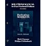Solutions Manual for Even Numbered Problems