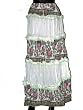 Designer Skirts-White Womens Summer Clothing Long Elastic Skirts 37inch Free Shipp