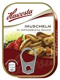 Hawesta Muscheln in Arrabbiatasauce, 4er Pack (4 x 110 g)