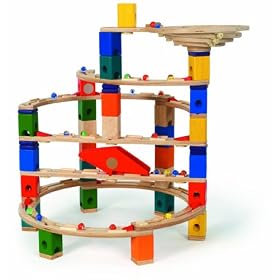 Quadrilla Marble Railway, Twist and Rail by Hape International