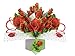Express Yourself MIP Pop-Up 3D Greeting Card 1/Pkg-With Love Rose Bouquet