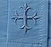 MDS Sky Blue Cottonrich Tab Clergy Shirt #2400