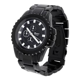 Geneva Platinum Mens Metal Link Watch