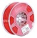 eSUN ABS filament 3mm Red 1kg (2.2lb) Spool for Makerbot, Reprap, UP, Afinia, Flash Forge and all FDM 3D Printers, Red