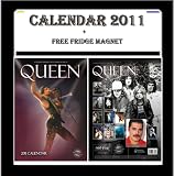 QUEEN CALENDAR 2011 + FREE FRIDGE MAGNET BY RED STAR