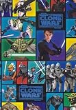 Star Wars Clone Wars - Giftwrap (2 sheets folded) and tags (2)