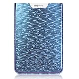 OCTOVO Faux Leather Kindle Sleeve Case for Kindle (Fits 6" Display, 2nd Generation Kindle) - Metallic Blue