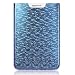 OCTO Faux Leather Kindle Sleeve (Fits 6" Display, Latest Generation Kindle) - Metallic Blue
