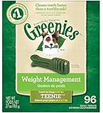 GREENIES Weight Management Dental Chews TEENIE Dog Treats - 27 oz. 96 Count