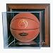 Case-Up Basketball Display Case with Mahogany Frame