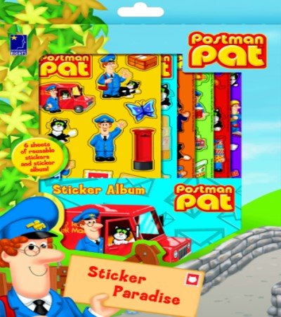 Childrens Toyshop  Toys : Postman Pat Sticker Paradise Set