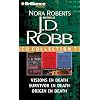 J.D. Robb CD Collection 7: Visions in Death, Survivor in Death, Origin in Death (In Death Series)