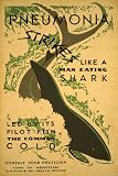 SHARK PNEUMONIA STRIKES AMERICAN US USA VINTAGE POSTER REPRO