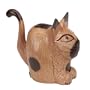 All Natural Handmade Money Bank - Round Cat