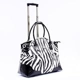 Caribbean Joe Casual Luggage Madeline Rolling Fashion Travel Satchel