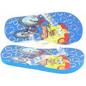 Sponge Bob Square Pants Bubble Blue Kids Sandals By Nickelodeon