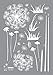 Reusable Easy Wall Applique Stickers - Dandelion Seed Stem Reusable Easy Wall Applique Stickers - Dandelion Seed Stem