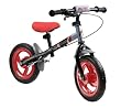 Hudora - 10124 - V�lo sans p�dales "Ratzfratz 3.0" - Roues Eva 12" - Noir/ argent/rouge (Import Allemagne)