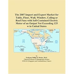 The 2007 Import and Export Market for Table, Floor, Wall, Window, Ceiling or Roof Fans with Self-Contained Electric Motor of an Output Not Exceeding 125 w in United States