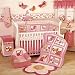 Lambs & Ivy Bright Butterfly 6 Piece Crib Bedding Set
