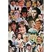 1970's Celebrity Collage (Men of the 70's) Art Poster Print - 22x32
