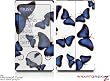 Zune 80/120GB Skin Kit - Butterflies Blue plus Free Screen Protector by WraptorSkinz