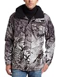 Quik SNOW Men’s Last Mission Print Jacket, Grey Print, X-Large thumbnail
