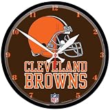 Cleveland Browns Nfl Round Wall Clock