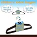 Set of 6 Children's Velvet Hangers - CHOCOLATE