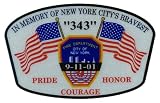 FDNY 343 W/FLAGS DECAL