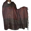 Jamavar Shawl Jacquard Wool Accessory 80 x 40 inches