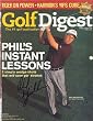 Phil Mickelson Autographed / Signed Golf Digest Magazine March 2001